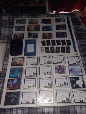Disney movie club collection pins lithograghs